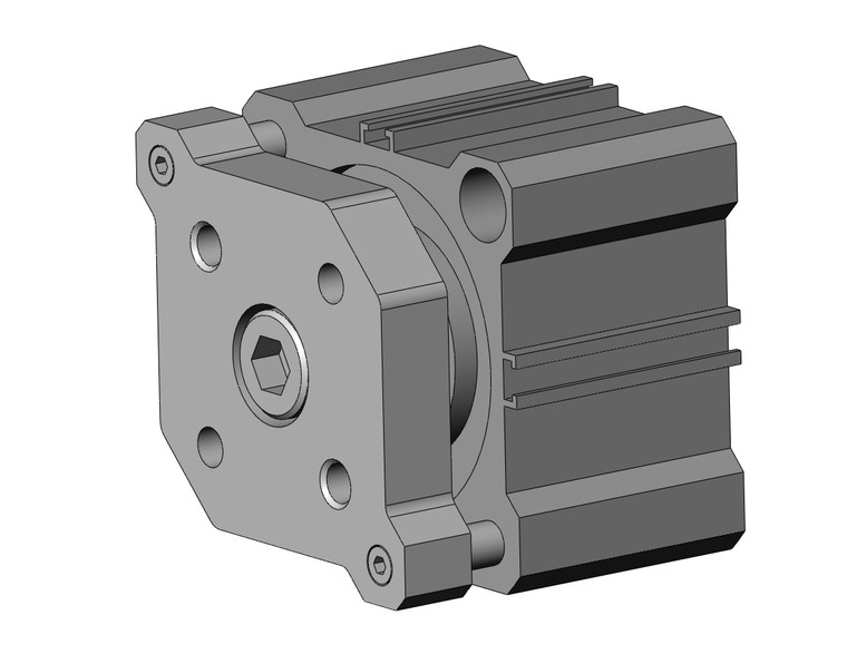 SMC CQMB50-10 Compact Guide Rod Cylinder, Cqm