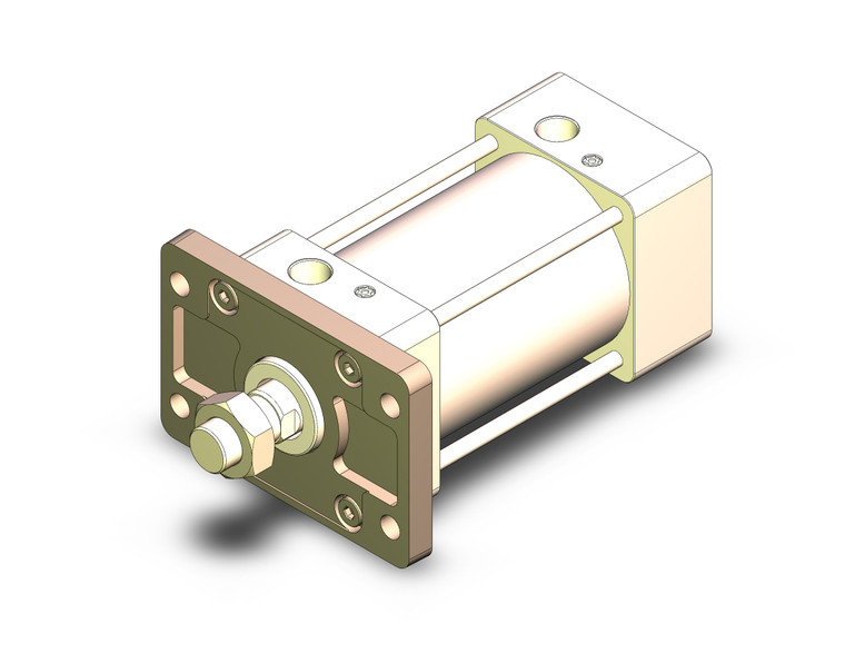 SMC MBBF100-100-HL Cyl, Tie Rod, End Lock