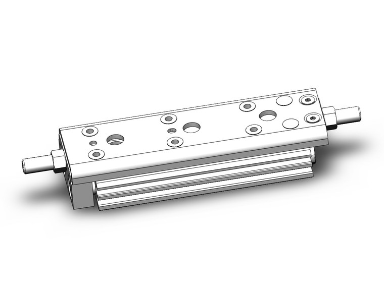 SMC MXQ8C-40ZD3 Guided Cylinder