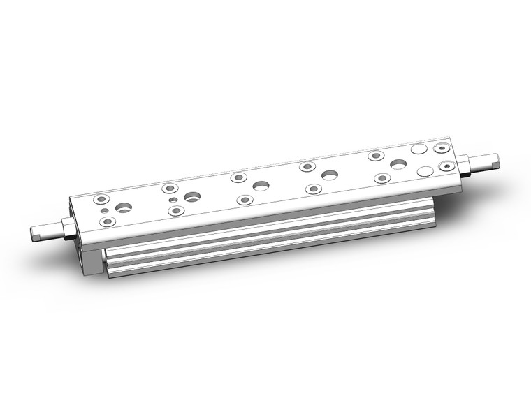 SMC MXQ12C-100ZG Guided Cylinder