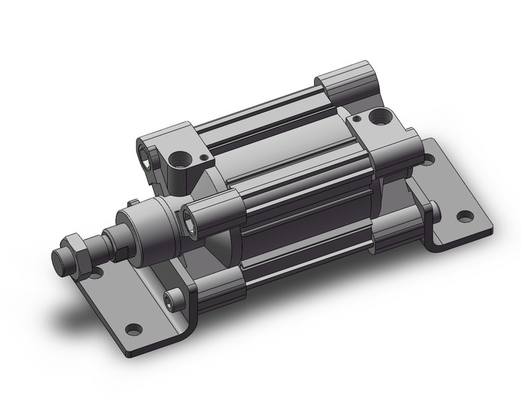 SMC CP96SL80-50C Tie Rod Cylinder W/Profile Tube