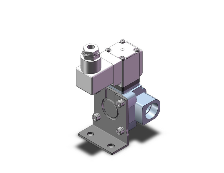 SMC VXD2B2KZ2ABXB Pilot Op 2 Port Solenoid Valve (N.O.)