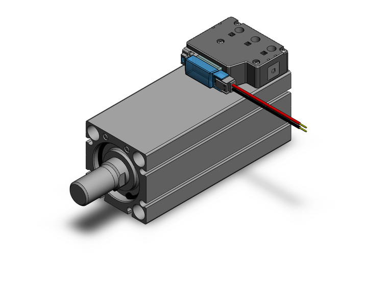 SMC CVQB32-75M-5MUB Compact Cylinder With Solenoid Valve