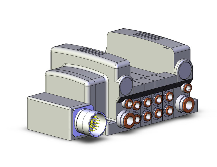 SMC VV5QC21-04N7MD0-RS Vqc Manifold
