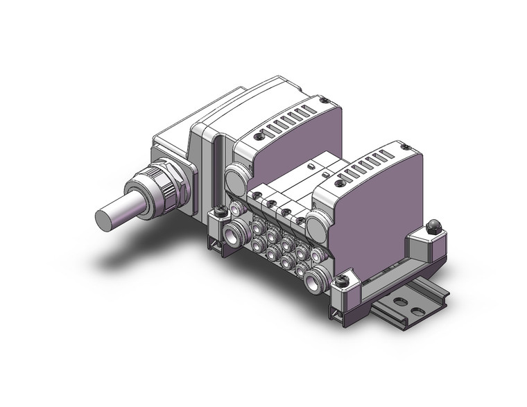 SMC VV5QC11-04C4LD1-DRS 4/5 Port Solenoid Valve