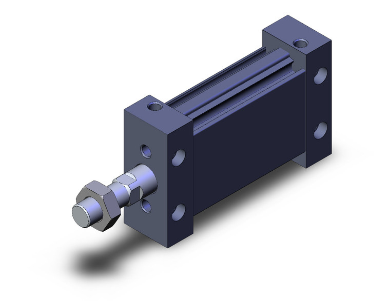 SMC MUB25-35DMZ Cyl, Compact, Plate