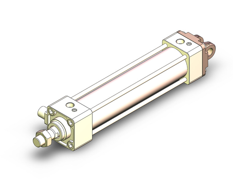 SMC MDBBD50-200-RL Cylinder, Mb, Tie Rod, With End Lock