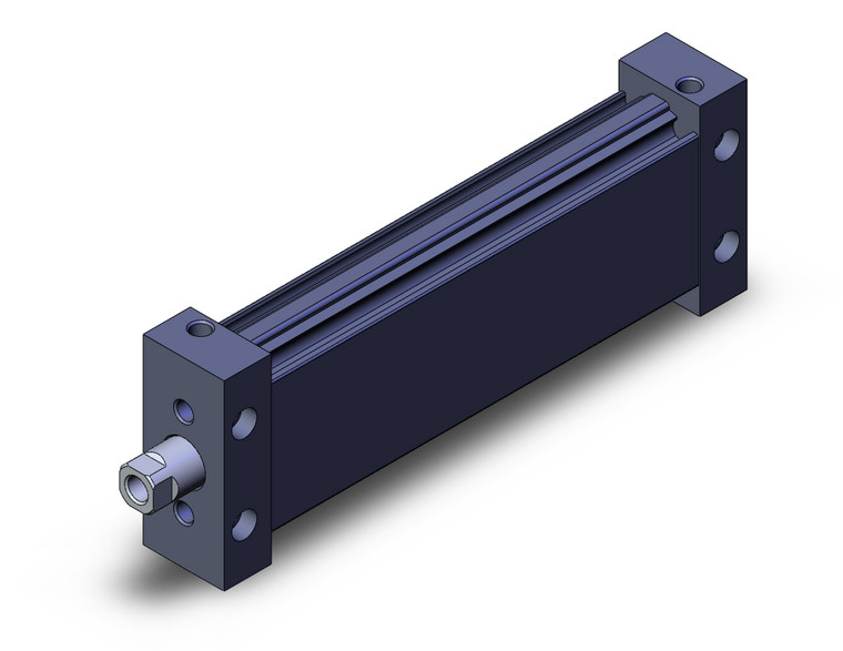 SMC MUB25-100DZ Cyl, Compact, Plate