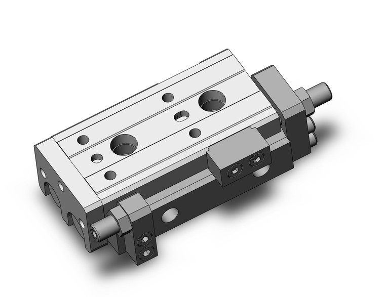 SMC MXQR6L-20C Cyl, Air Slide Table, Reversible Type