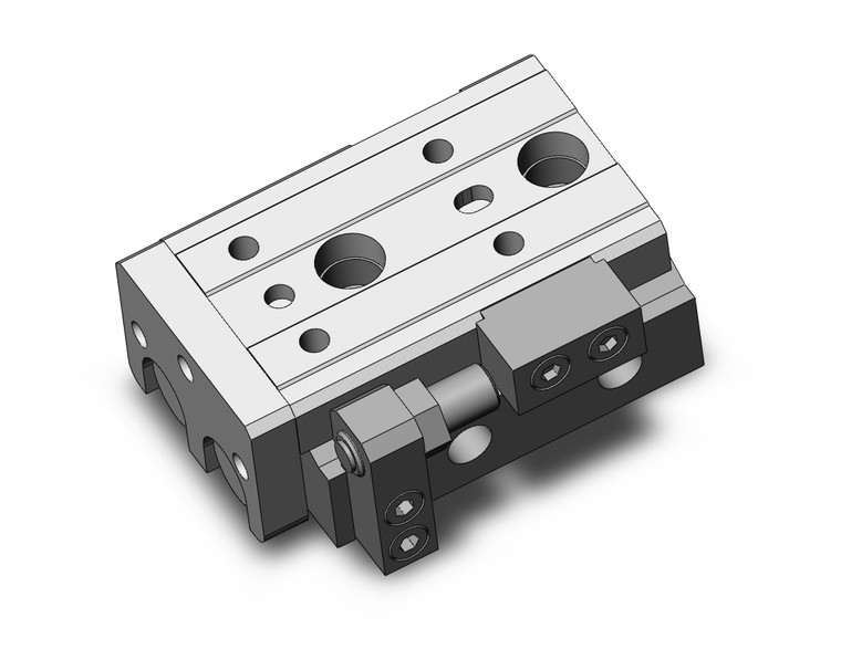 SMC MXQR6L-10B Cyl, Air Slide Table, Reversible Type