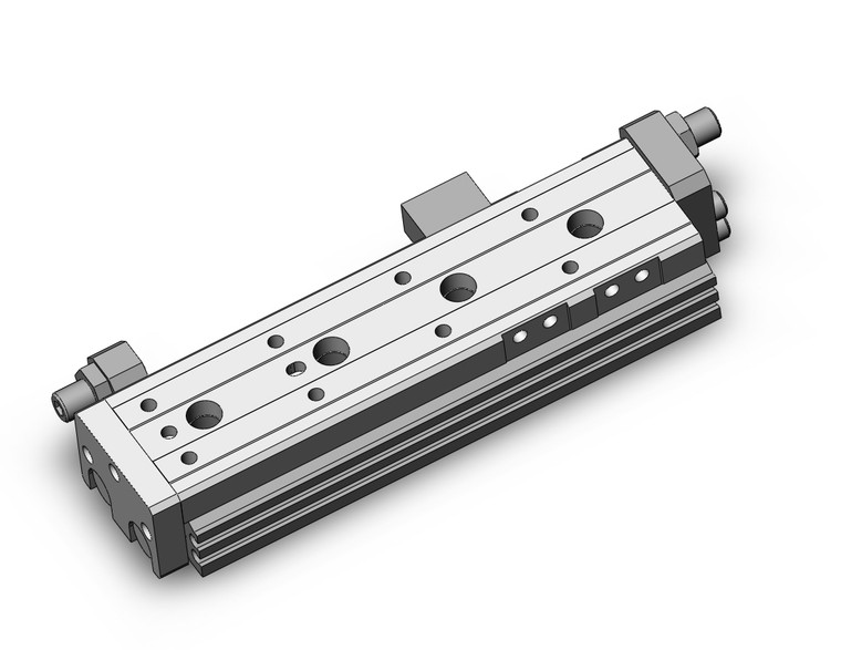 SMC MXQR12-75A Cyl, Air Slide Table, Reversible Type