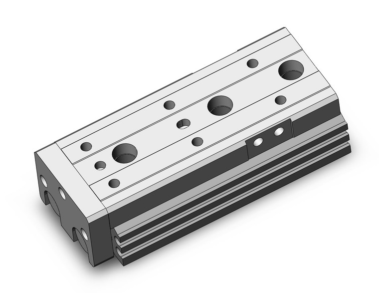 SMC MXQR12-40 Cyl, Air Slide Table, Reversible Type