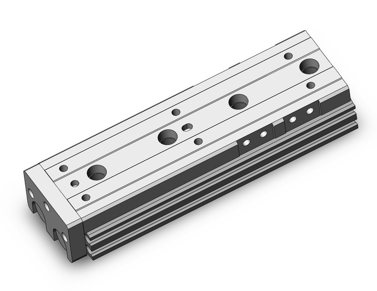 SMC MXQR8-50 Cyl, Air Slide Table, Reversible Type