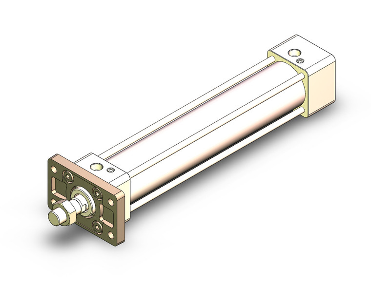 SMC MBBF50-250-HN Cylinder, Mb, Tie Rod, With End Lock