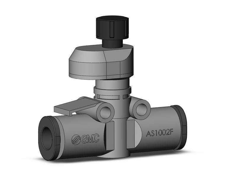 SMC AS1002FSG-06 Speed Controller, Inline, With Indicator
