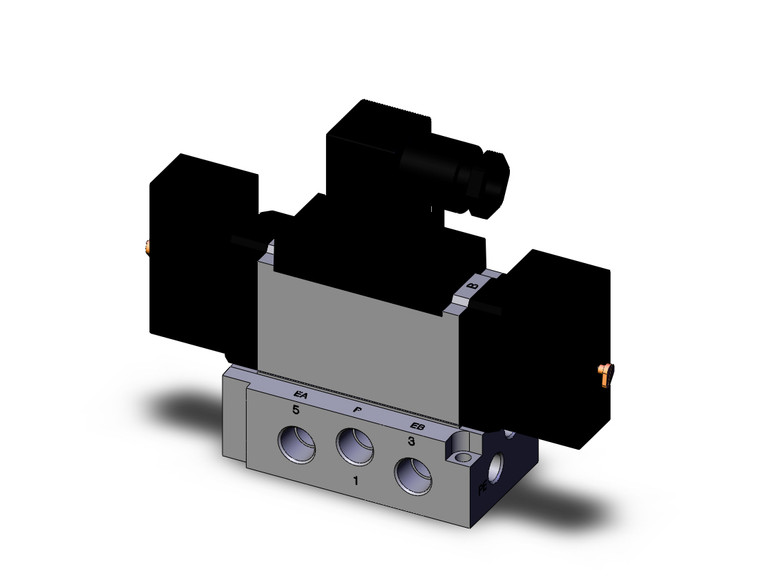SMC VFR3210R-5DZC-02 Valve Dbl Non Plugin Base Mt