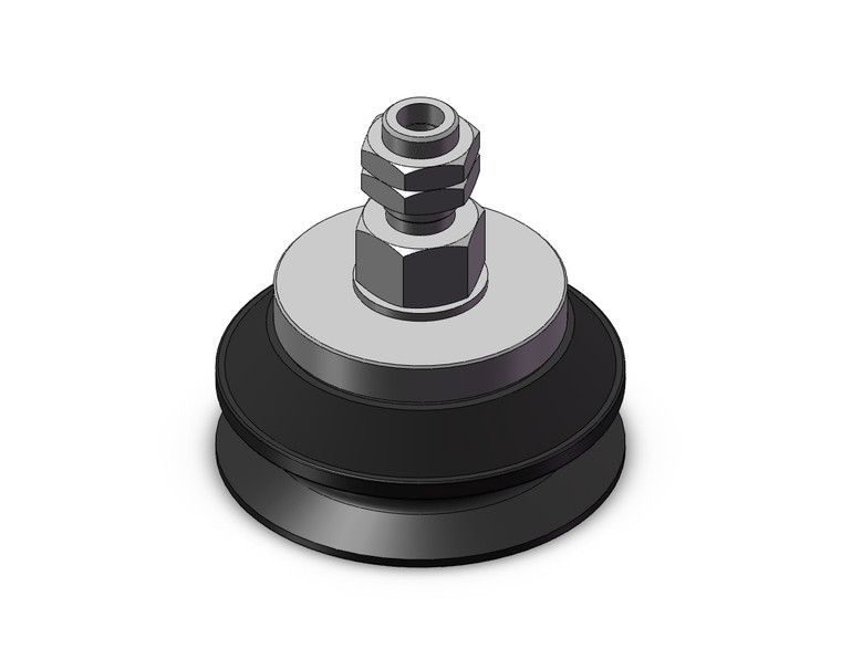 SMC ZP3E-T80BMS-AL16 Vertical Vacuum Inlet W/Adapter