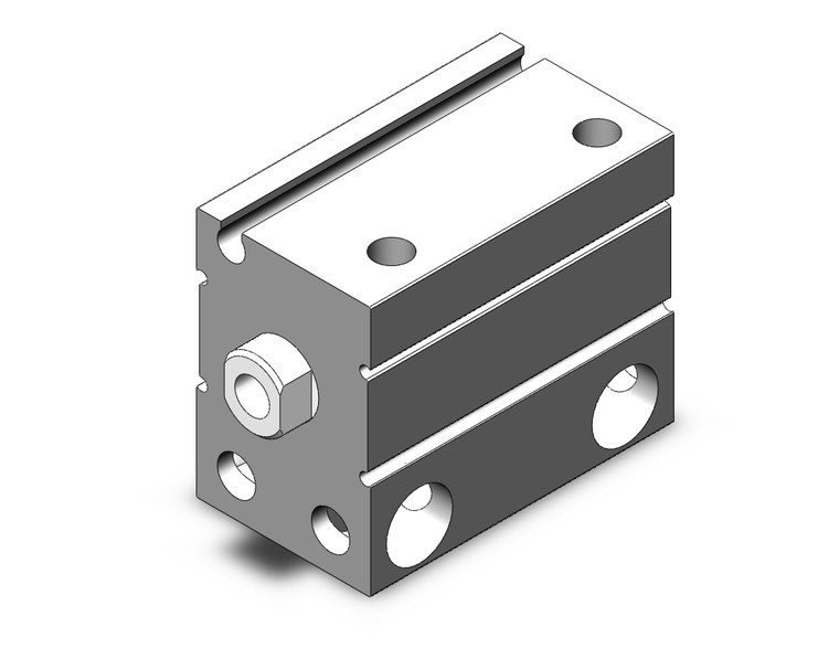 SMC CDUJB20-20D compact cylinder cyl, free mount, dbl acting
