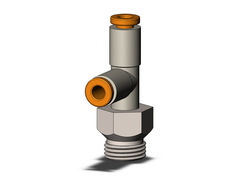 SMC KQ2Y01-U01N Fitting, Male Run Tee Pack of 10