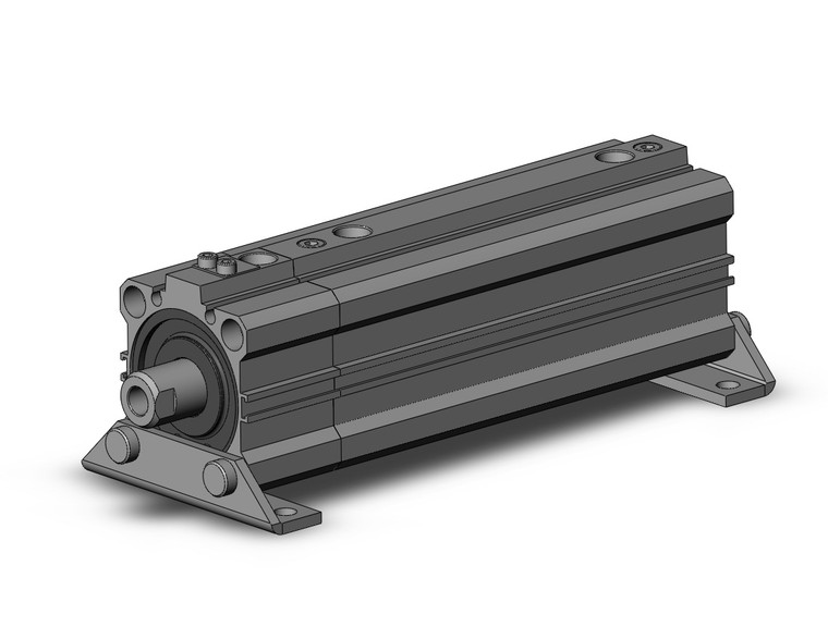 SMC RDLQL40TN-100-B Cyl, Compact, Air Cushion & Lock, Sw Cap