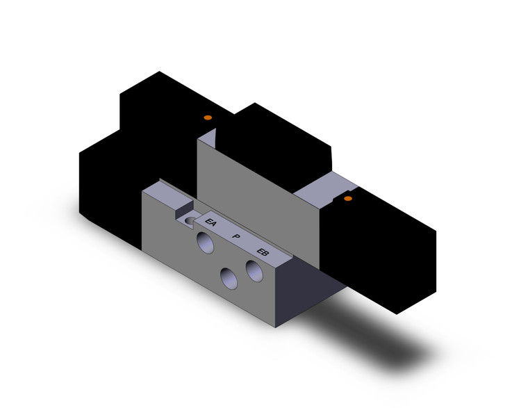 SMC VFS2500-5FZ-01N Valve Dbl Plug-In Base Mt