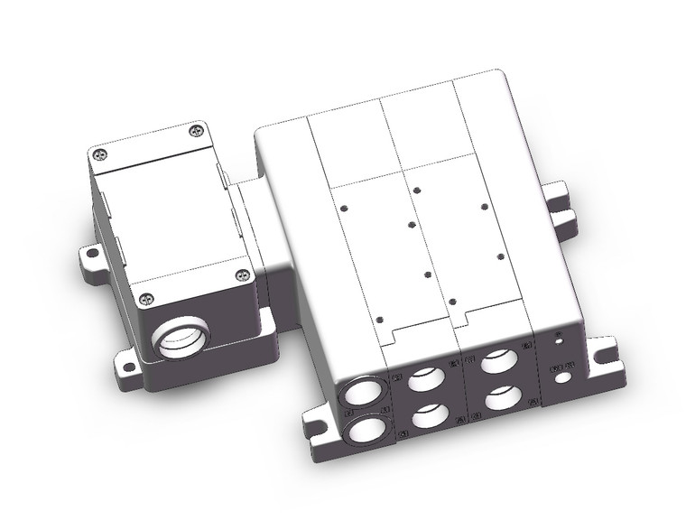 SMC VV5QC51-0204TTD0 Vqc Manifold