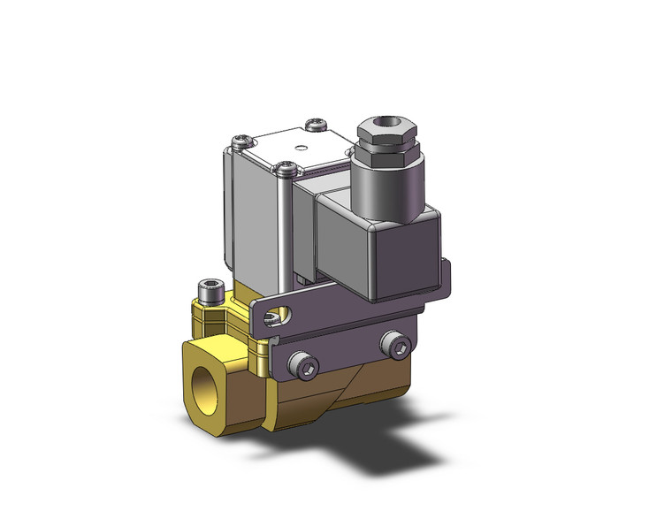 SMC VXZ240FZ2AZXBC Pilot Op 2 Port Solenoid Valve, (N.C.)