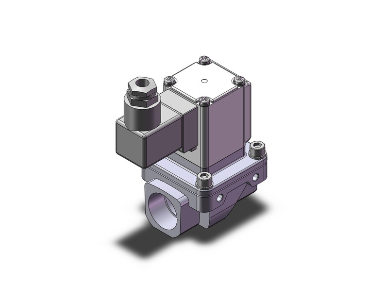 SMC VXZ255JZ2AB Pilot Op 2 Port Solenoid Valve, (N.C.)