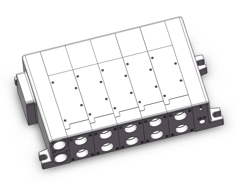 SMC VV5QC51-0504SD0 Vqc Manifold