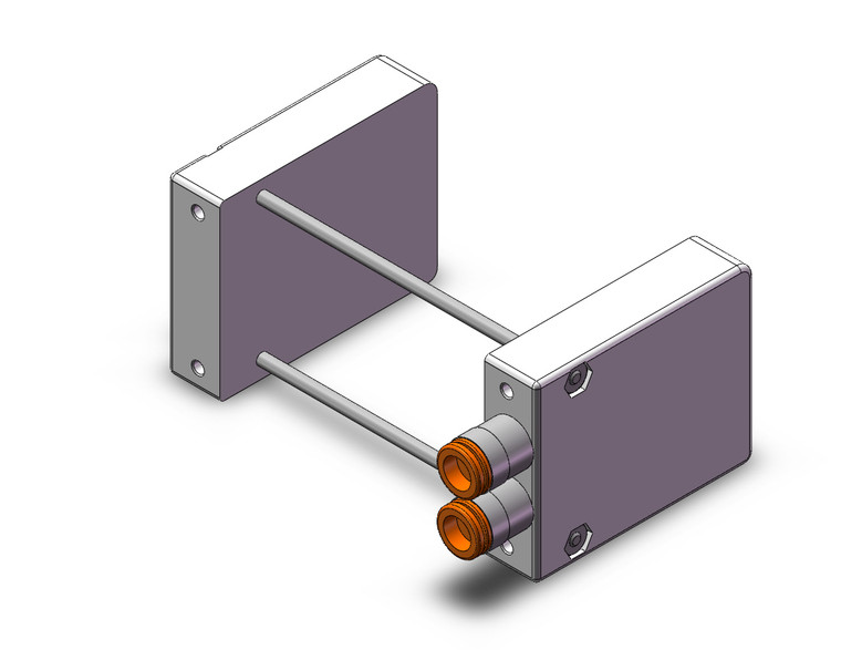 SMC VV100-10FAD2-06U1-N7 Plug-In Connector Type Mfld