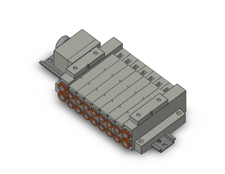 SMC SS5V2-W16CD-07B-N9 Ss5V 07 Station Manifold, Cassette Base