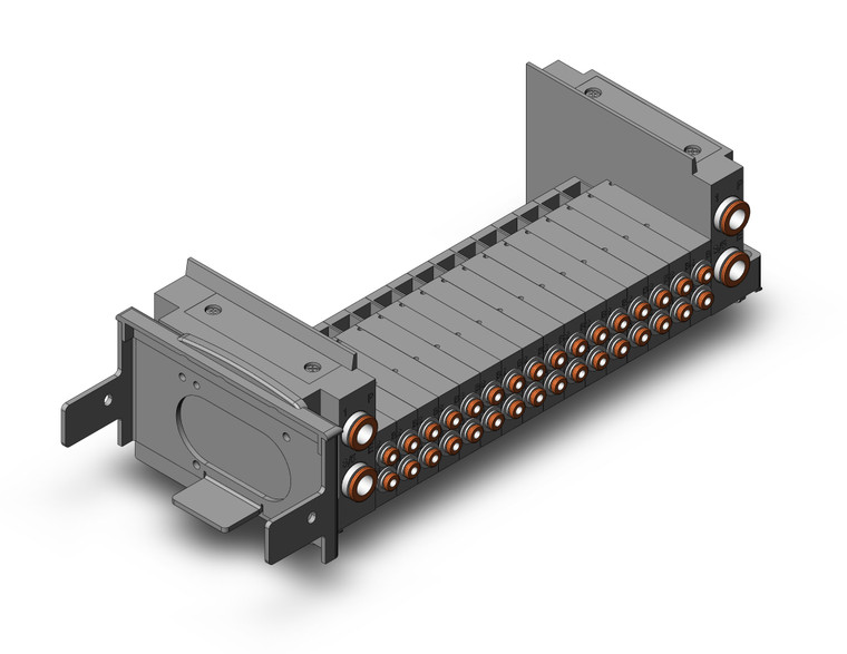 SMC SS5Y3-10S60-16B-N1D0 Ss5Y3 16 Sta Manifold Base