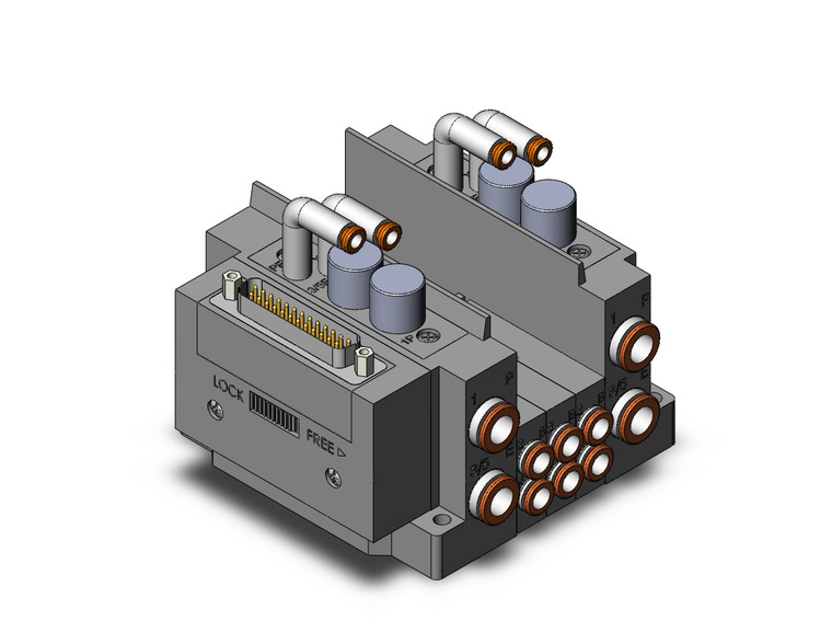 SMC SS5Y3-10F1-03BR-C6AA Ss5Y3 3 Sta Manifold Base