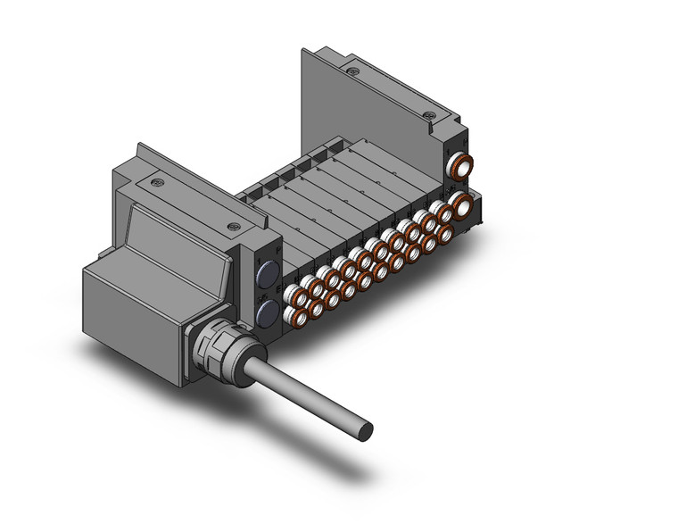 SMC SS5Y3-10L11-10U-N7A Ss5Y3 10 Sta Manifold Base