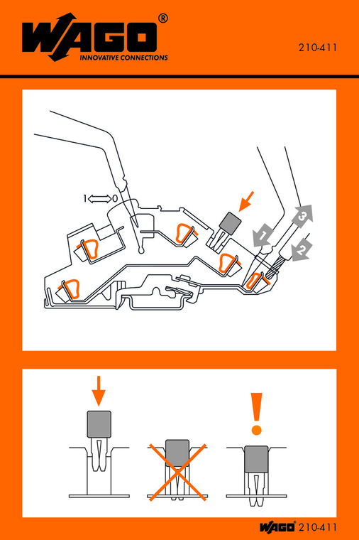 Wago 210-411 Pack of 100