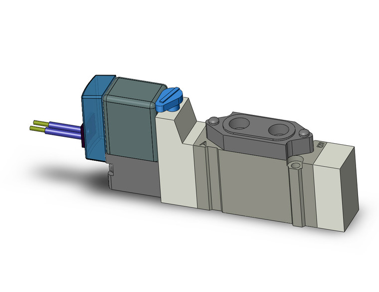 SMC SY3120-5HRE-M5 Valve, Sgl Sol, Body Pt