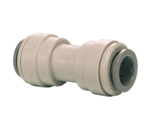 John Guest PI0416S Gray Acetal Union Connector 1/2  Bag of 10
