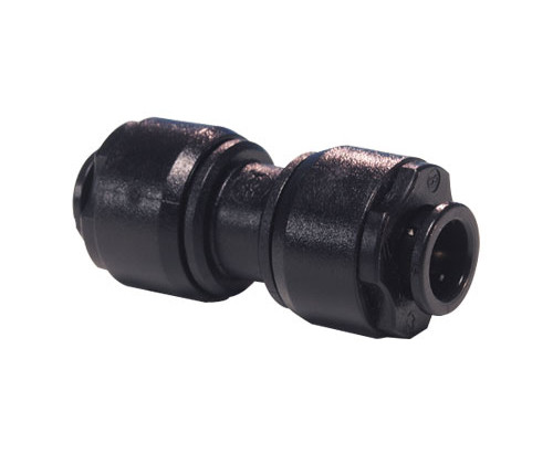 John Guest PM0404E Black Acetal Union Connector 4mm Bag of 10