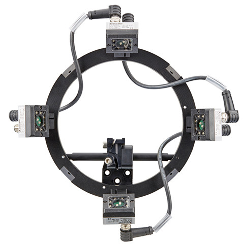 SensoPart LM 300 WWK-24Q4-2L12 Illumination Multishot, 4 x LF45 white, including MG3A for mounting of VISOR, assembled and wired with 3 special cables, lightning angle 30°, changeable to 60°