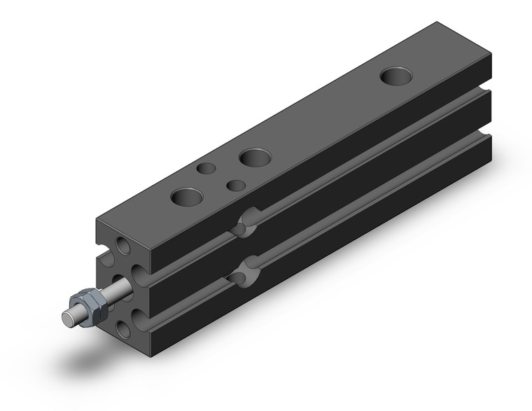 SMC 10-CDU6-25D Cyl, Free Mount