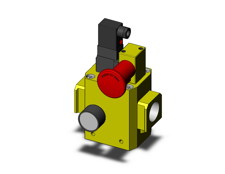 SMC AVL5000-N10P-3D-R Soft Start-Up Valve W/ Lockout