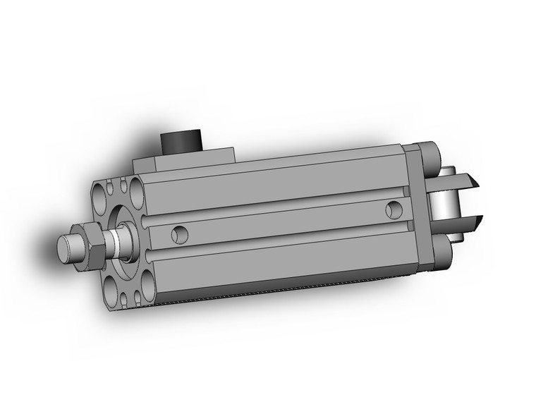 SMC CBQ2D20-25DCM-RN Cyl, Compact, Locking