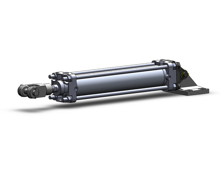 SMC CDA2D40-200Z-NW Air Cylinder, Tie Rod