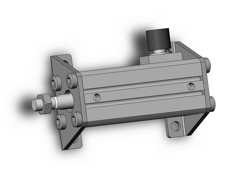 SMC CDBQ2L20-25DCM-HL Cyl, Compact, Locking, Sw Capable
