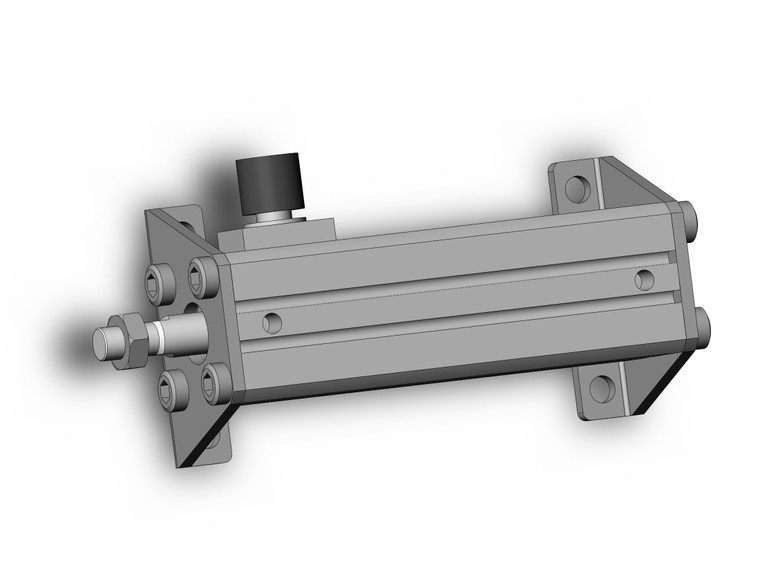 SMC CDBQ2L20-50DCM-RL Cyl, Compact, Locking, Sw Capable