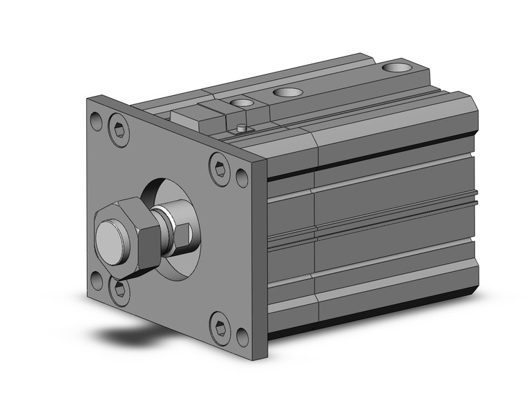 SMC CDLQF100-50DM-B Cyl, Compact With Lock