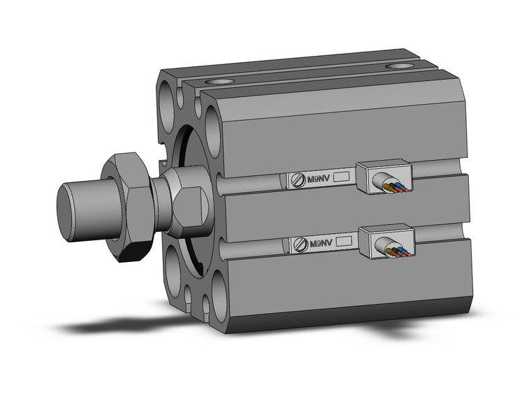 SMC CDQSB25-10DM-M9NV Cylinder, Compact