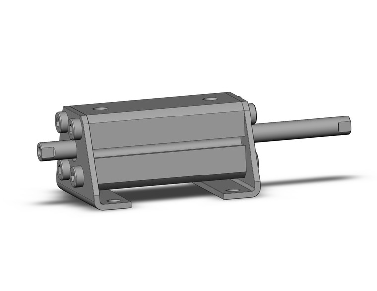 SMC CDQSWL12-25D Cyl, Compact, Dbl Rod