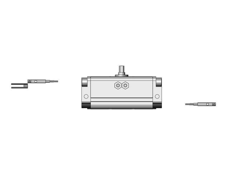 SMC CDRA1BX30-90Z-A93L Actuator, Rotary, Rack & Pinion Type