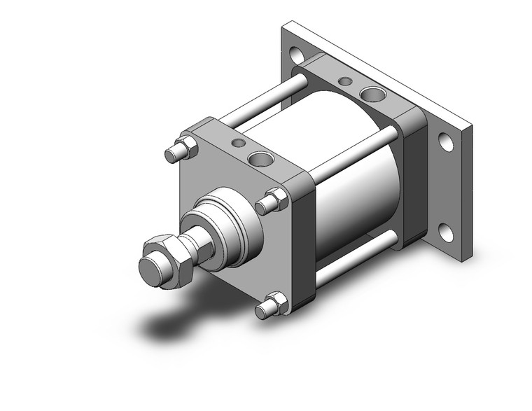 SMC CDS2G125-75 Cylinder, Tie Rod, Cs2 SMC CDS2G125-75 Cylinder, Tie Rod, Cs2
